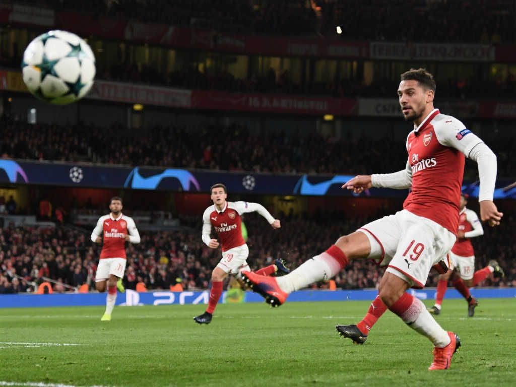 阿森纳本场狂轰19脚射门，创2016年3月以来欧冠淘汰赛纪录