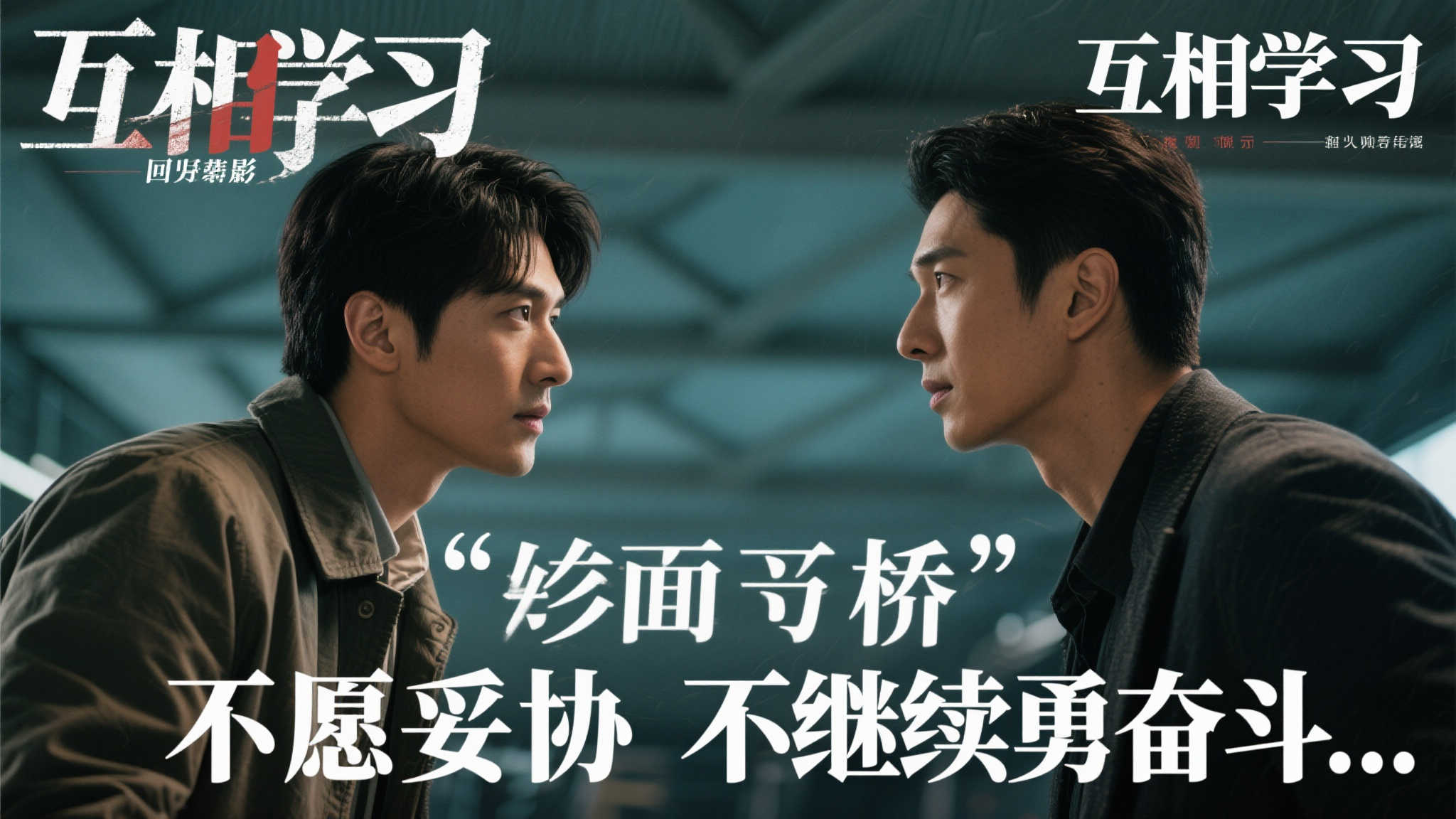 回归剧情本身，不得不说“互相学习” 成为桥梁。他们